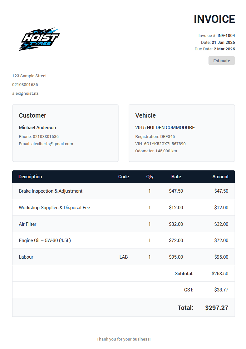 Invoicing & Payments Preview