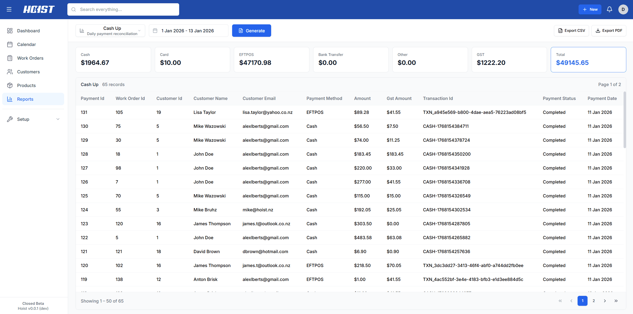 Reporting & Analytics Preview